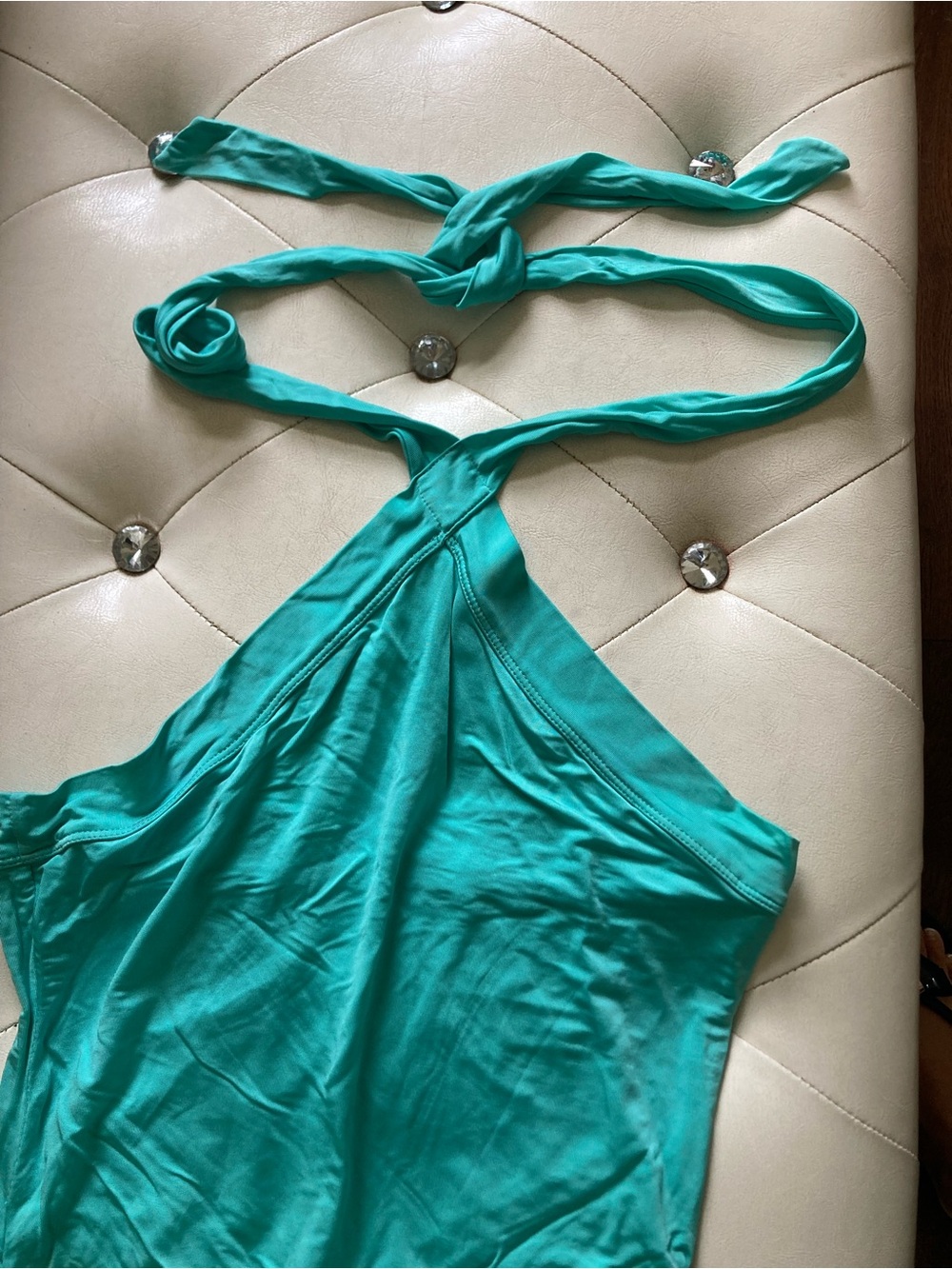 Turquoise top - Picture 3 of 4